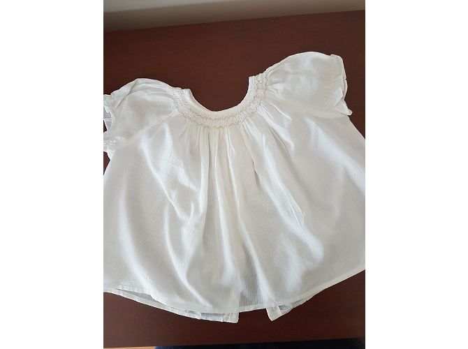 Camicetta Bonpoint Bianca in Cotone 2 Anni Bianco - vista 3