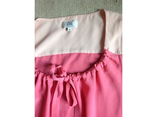 Gerard Darel Sommerkleid beige Polyester S - Ansicht 4