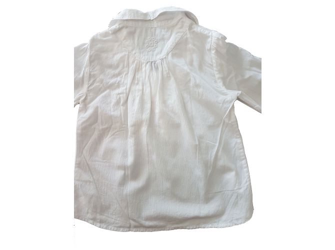 Camicetta in cotone bianca Massimo Dutti 2 anni Bianco - vista 2