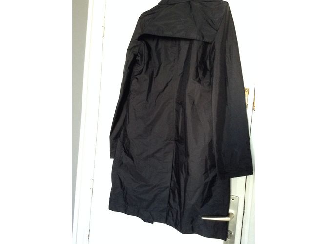 Jil Sander Regenmantel in Schwarz Polyamid Größe 36 - Ansicht 4