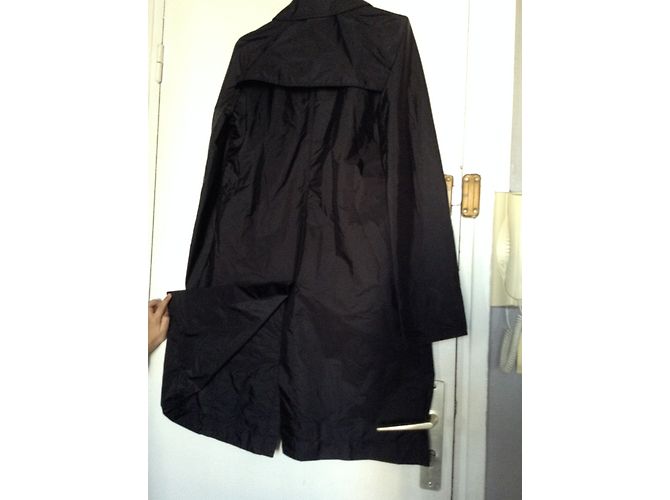 Jil Sander Regenmantel in Schwarz Polyamid Größe 36 - Ansicht 5