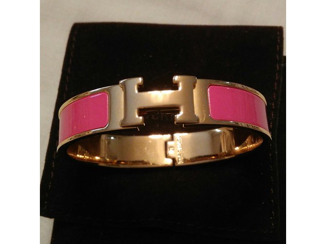 Hermès Pulseira Rosa - vista 3