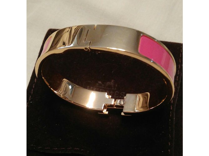 Hermès Pulseira Rosa - vista 4