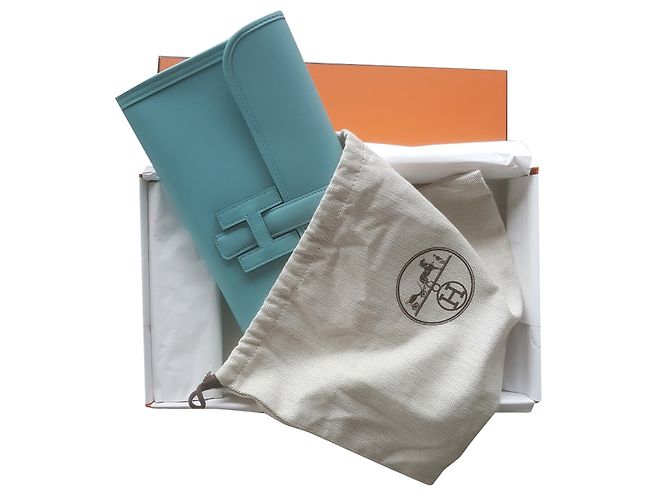 Hermès HERMES JIGE POUCH Blu - vista 2