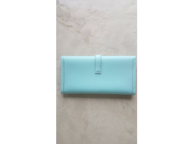 Hermès HERMES JIGE POUCH Blu - vista 4