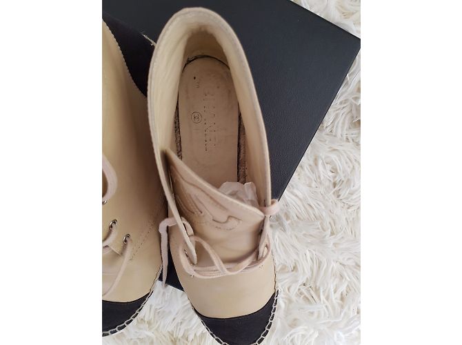 Chanel Espadrilles Black Beige - view 6