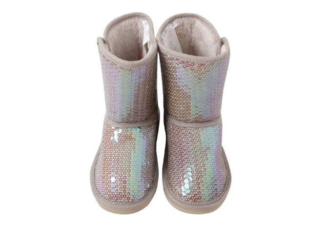 Billieblush Bottes Sequins Doré - vue 2