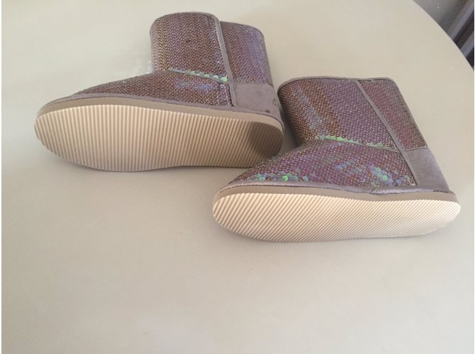 Billieblush Bottes Sequins Doré - vue 3