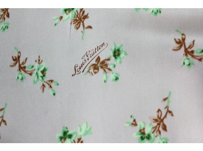 Saia Louis Vuitton Bege Algodão Viscose Poliamida Tamanho 34 - vista 5