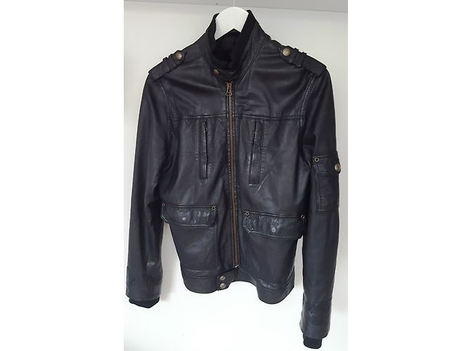 Autre Marque MEXX Lederblazer Schwarz - Ansicht 3