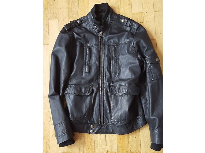 Autre Marque MEXX Lederblazer Schwarz - Ansicht 5