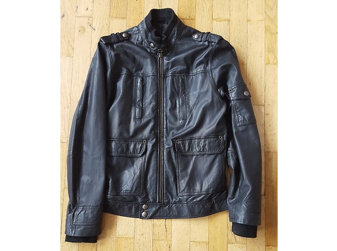 Autre Marque MEXX Lederblazer Schwarz - Ansicht 9