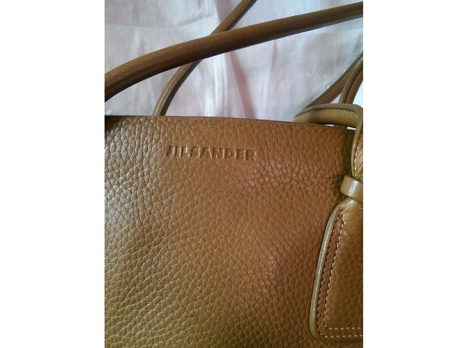 Borsa Jil Sander in pelle marrone - vista 3