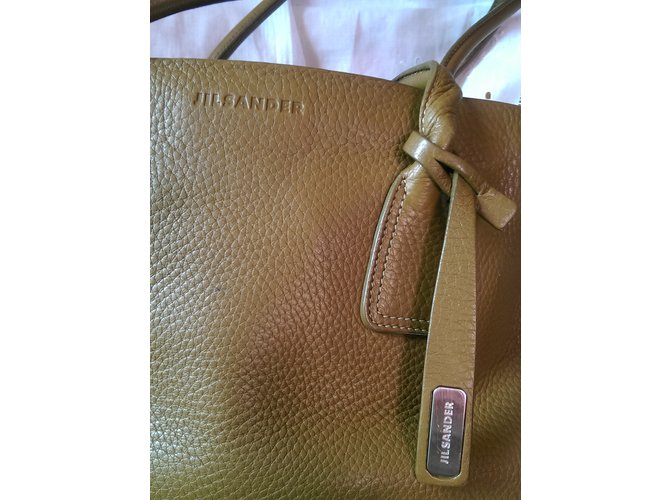 Borsa Jil Sander in pelle marrone - vista 4