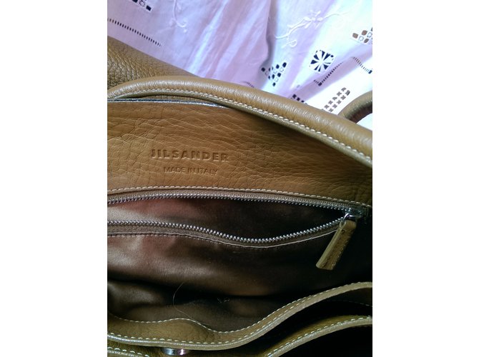 Borsa Jil Sander in pelle marrone - vista 5