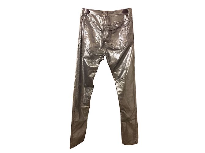 Rick Owens silver denim - view 2
