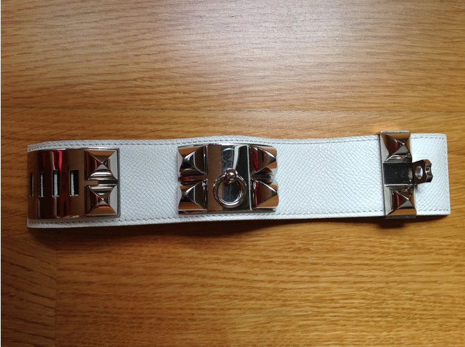Hermès Pulsera Blanco - vista 3