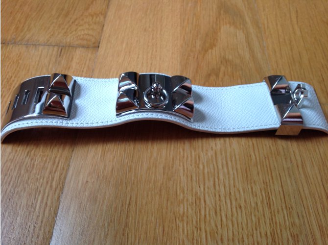 Hermès Pulsera Blanco - vista 4