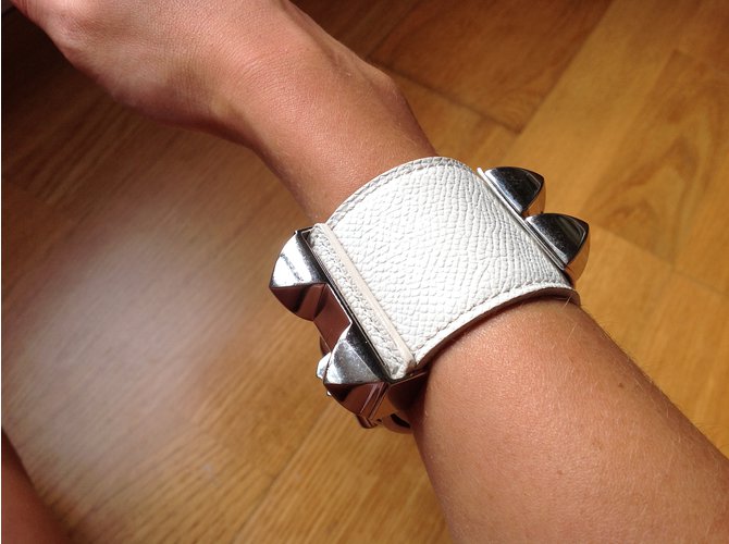 Hermès Pulsera Blanco - vista 6