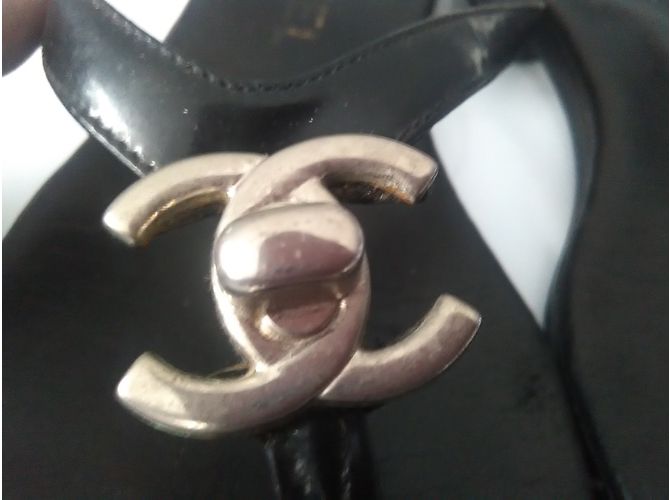 Chanel Sandalen Schwarz - Ansicht 4