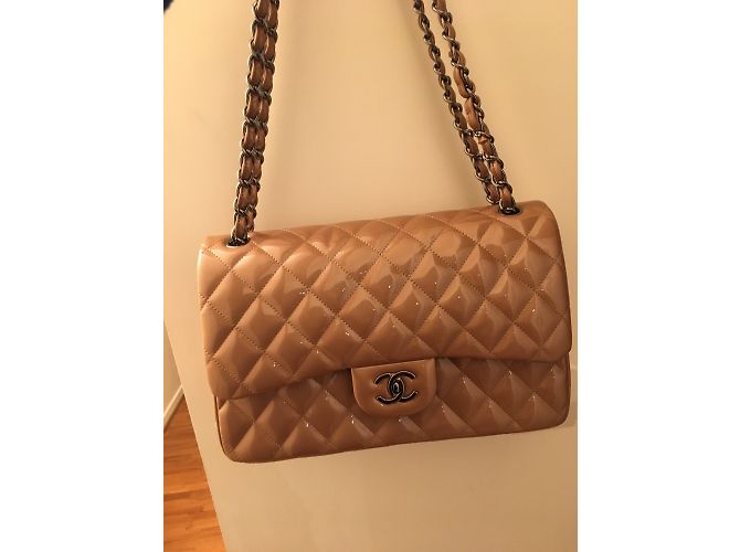 Timeless Chanel Handtasche Beige - Ansicht 4