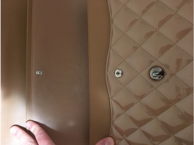 Timeless Chanel Handtasche Beige - Ansicht 5