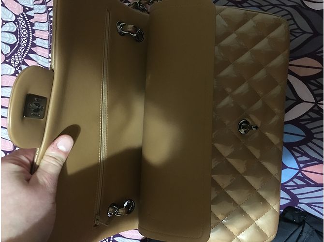 Timeless Chanel Handtasche Beige - Ansicht 6