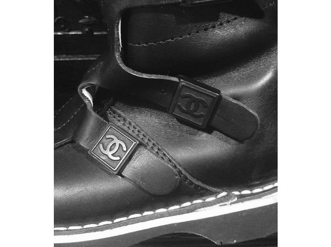 Chanel Botas de moto tamaño 39 Negro - vista 11