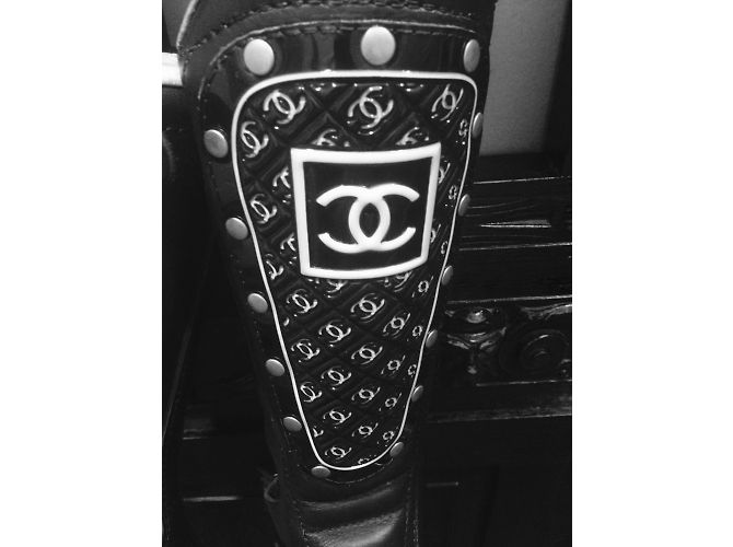 Chanel Botas de moto tamaño 39 Negro - vista 5