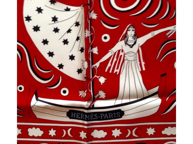 Hermès Cachecol Vermelho - vista 2