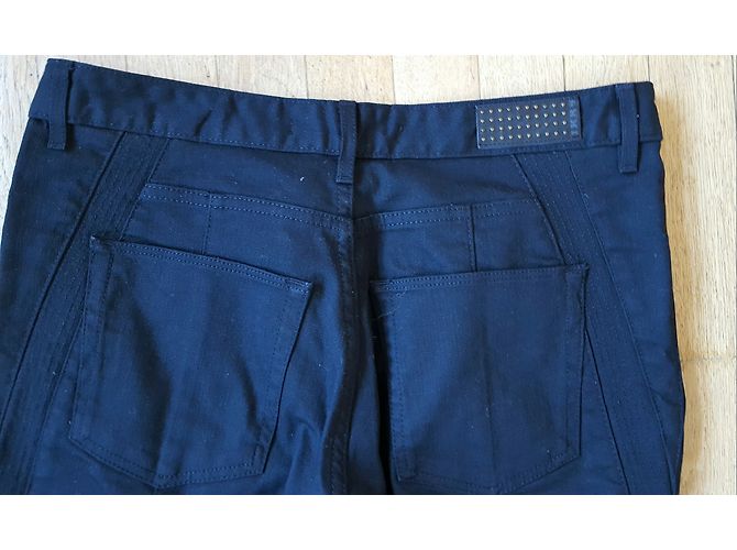 Jeans Ikks Neri in Cotone Taglia 31 Nero - vista 7