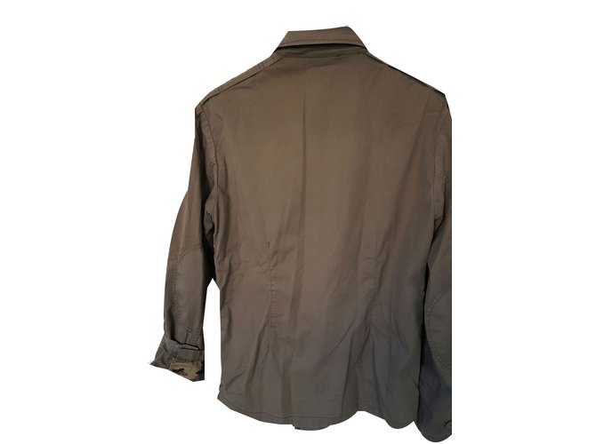 Autre Marque Camicia V9sage kaki in cotone Cachi - vista 2