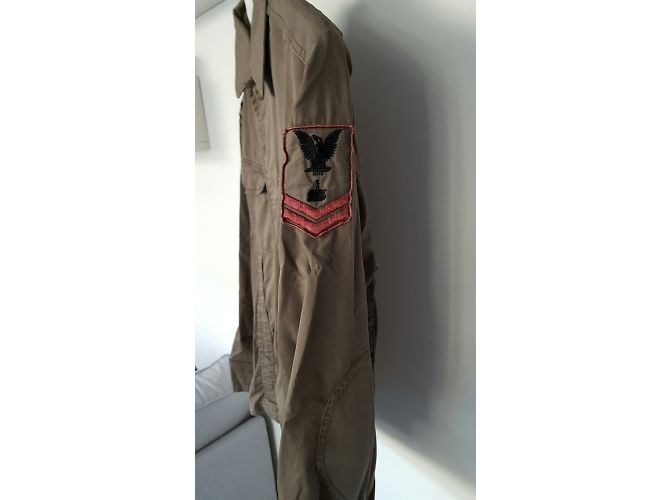 Autre Marque Camicia V9sage kaki in cotone Cachi - vista 5