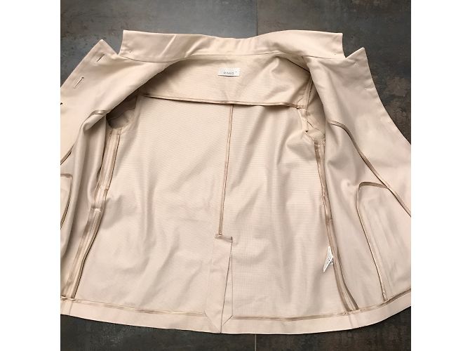 Gabardina Pinko de algodón beige - vista 10