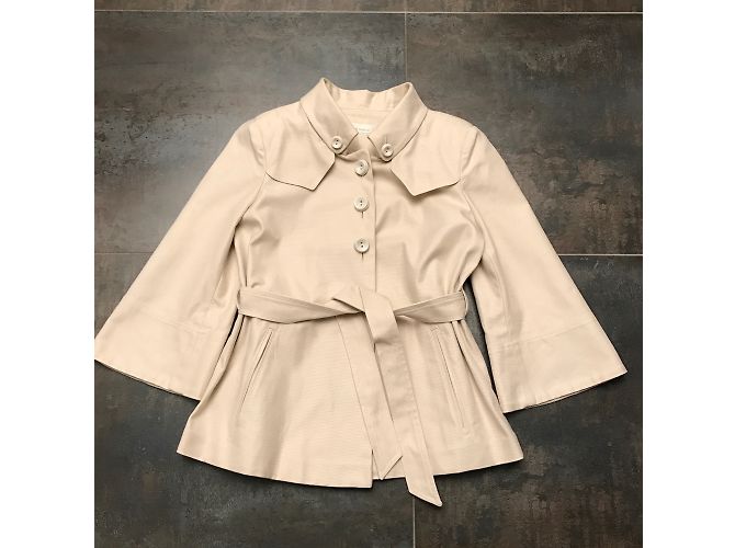 Gabardina Pinko de algodón beige - vista 11
