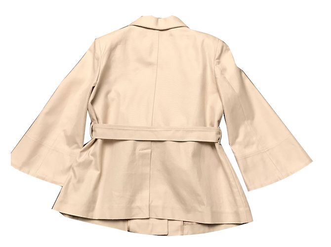 Gabardina Pinko de algodón beige - vista 2