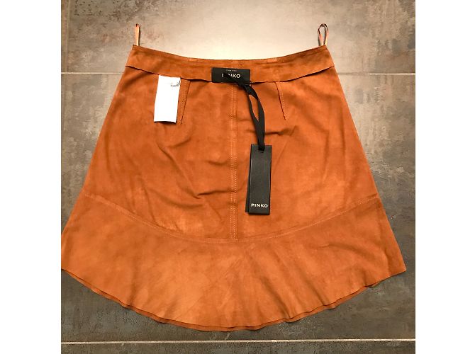 Pinko Wildlederrock in Cognac - Ansicht 11