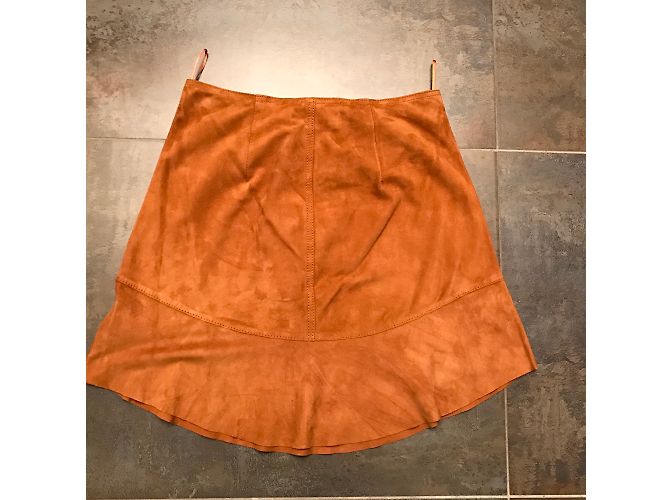 Pinko Wildlederrock in Cognac - Ansicht 9
