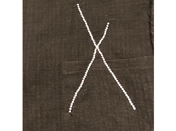 Minivestido negro Filles à Papa de algodón con piedras Swarovski - vista 9