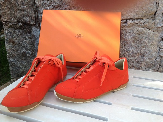 Hermès scarpe da ginnastica Arancione - vista 3