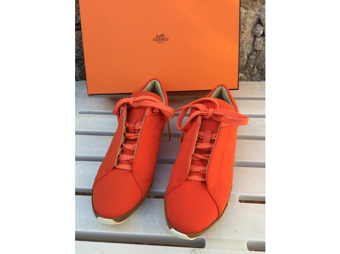 Hermès scarpe da ginnastica Arancione - vista 4