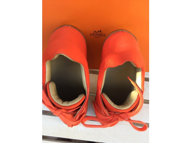 Hermès scarpe da ginnastica Arancione - vista 7