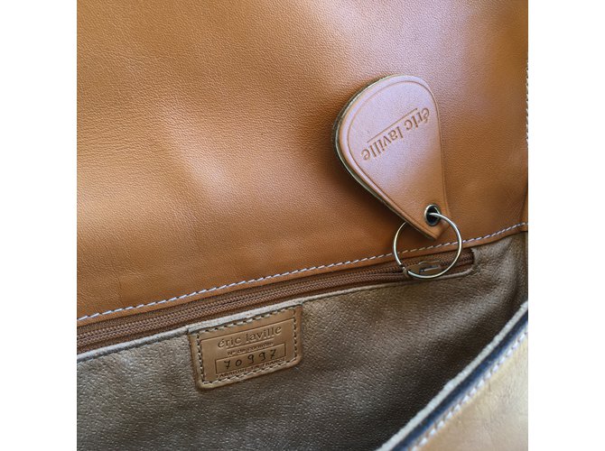 Eric Laville Handtasche Karamell - Ansicht 12