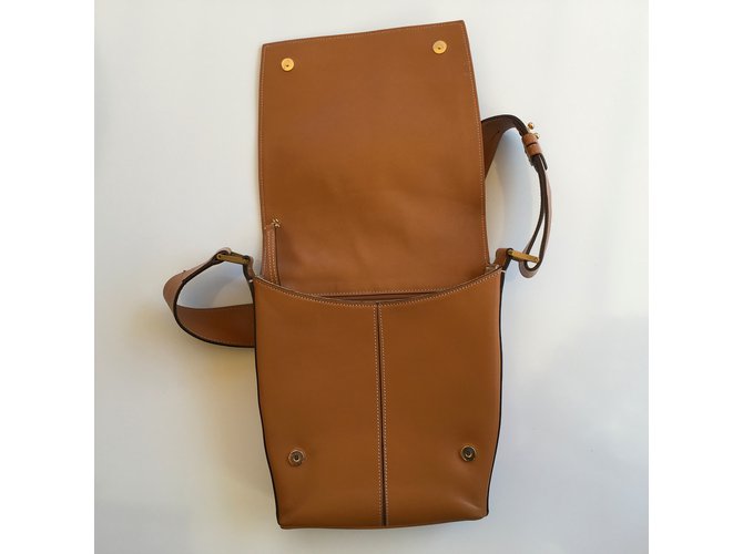 Eric Laville Handtasche Karamell - Ansicht 14