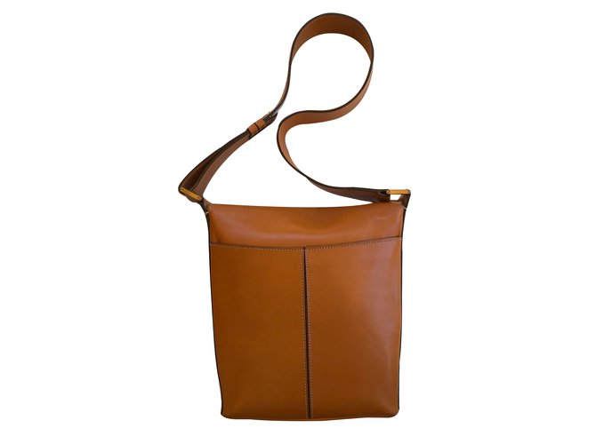Eric Laville Handtasche Karamell - Ansicht 2