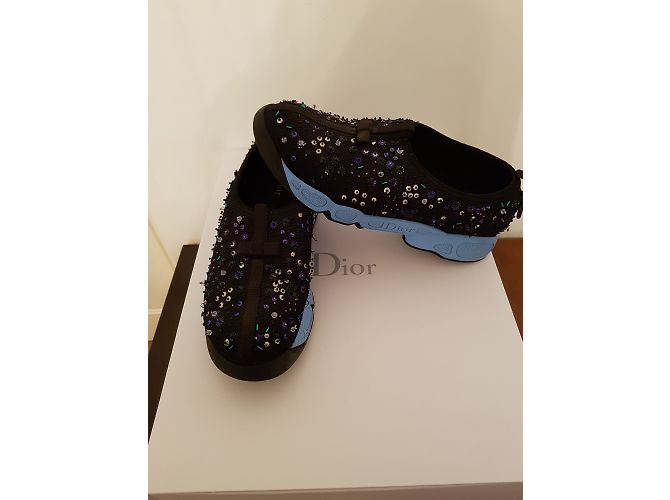 Dior Fusion Trainer Blau Stoff - Ansicht 4