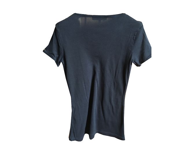 Camiseta Sportmax negra de algodón con cuello en V Negro - vista 2