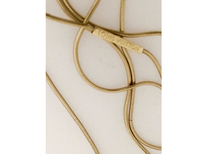 Louis Vuitton Collar largo Dorado - vista 7