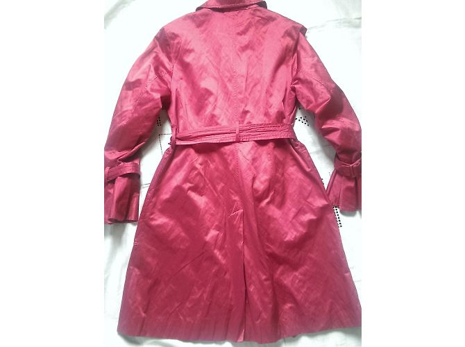 Trench Coat Dkny Rosa de Algodão - vista 4