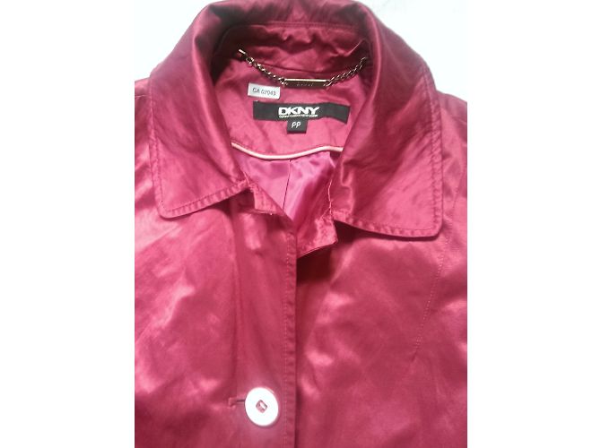 Trench Coat Dkny Rosa de Algodão - vista 5